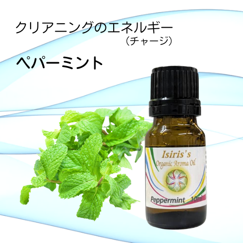 イシリス高周波エネルギーチャージアロマ　ペパーミント　クリアニング　10ml